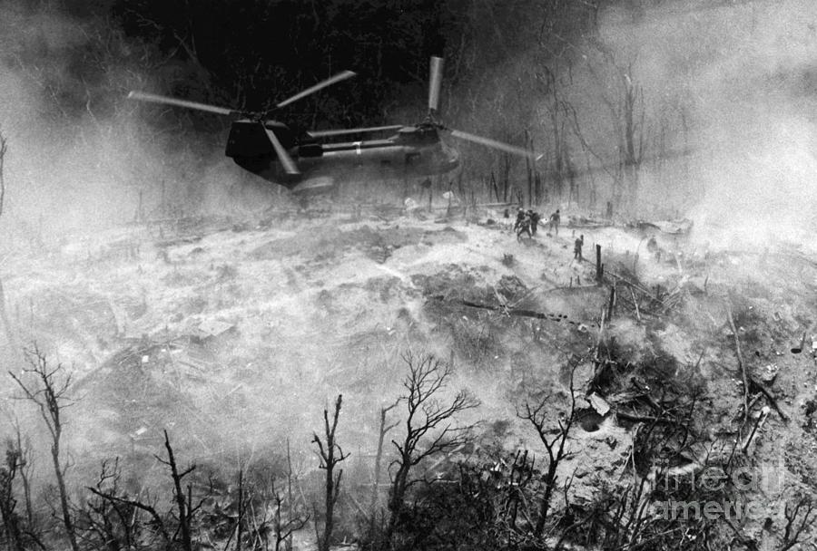 Veitnam War Helicopter, 1969 Photograph by Jim De Witt