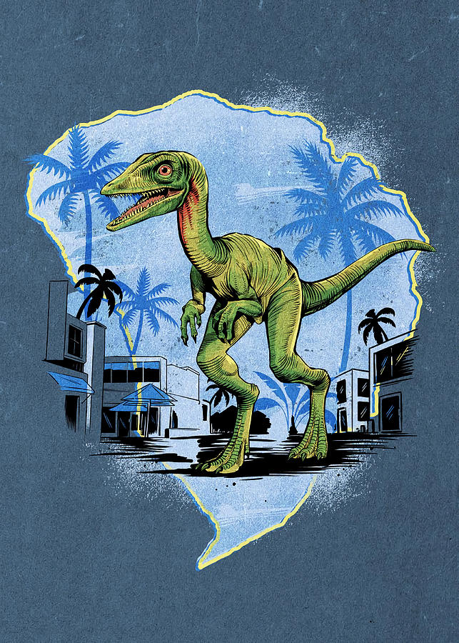 Velociraptor Poster Painting by Brandon Hill - Fine Art America