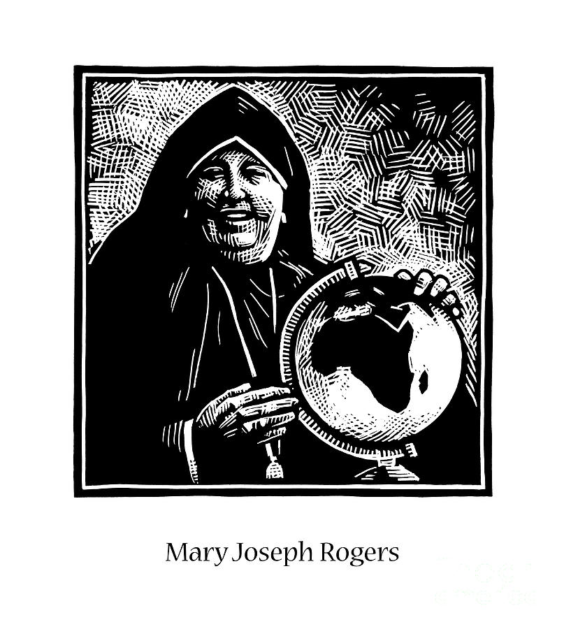 Mother Mary Joseph Rogers - JLMEL Painting by Julie Lonneman
