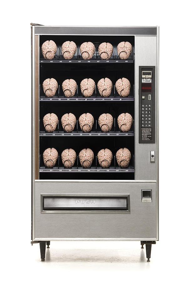 Vending Machine Full Of Brains Photograph by RubberBall Productions