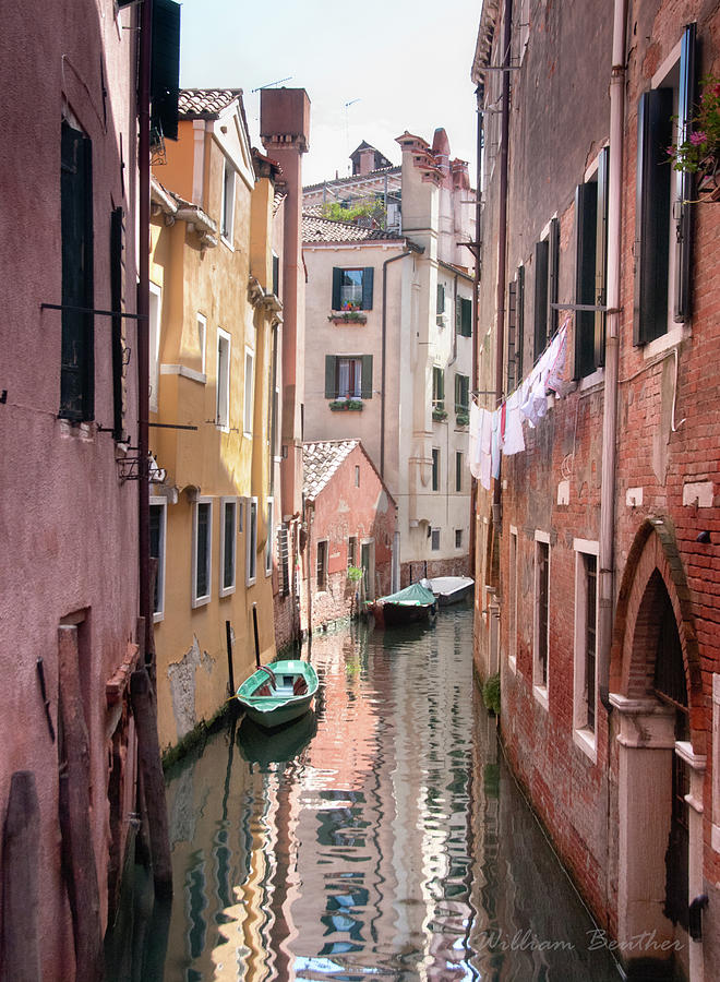 Venetian Alleyway Photograph by William Beuther