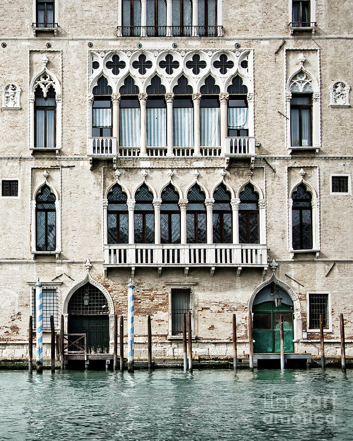 Palace in Venice, venetian architecture Photograph by Delphimages Photo Creations