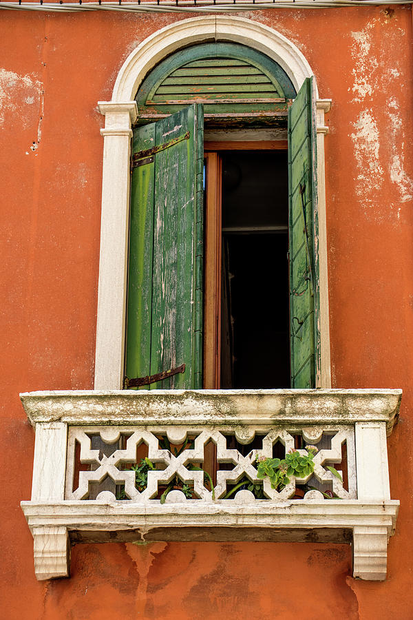 Architecture Photograph - Venetian Balcony by Jean Haynes