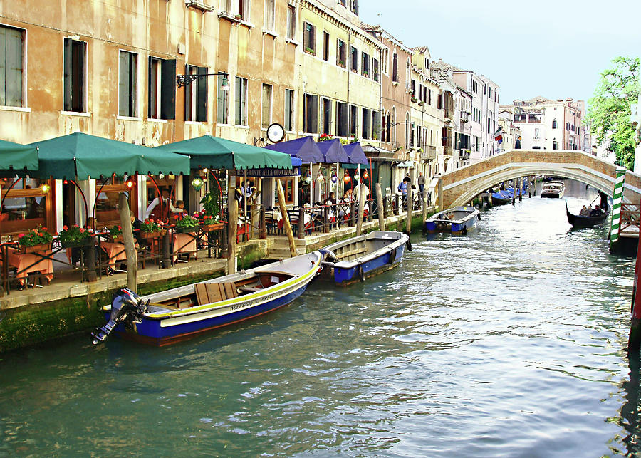 Venetian Cafes Photograph