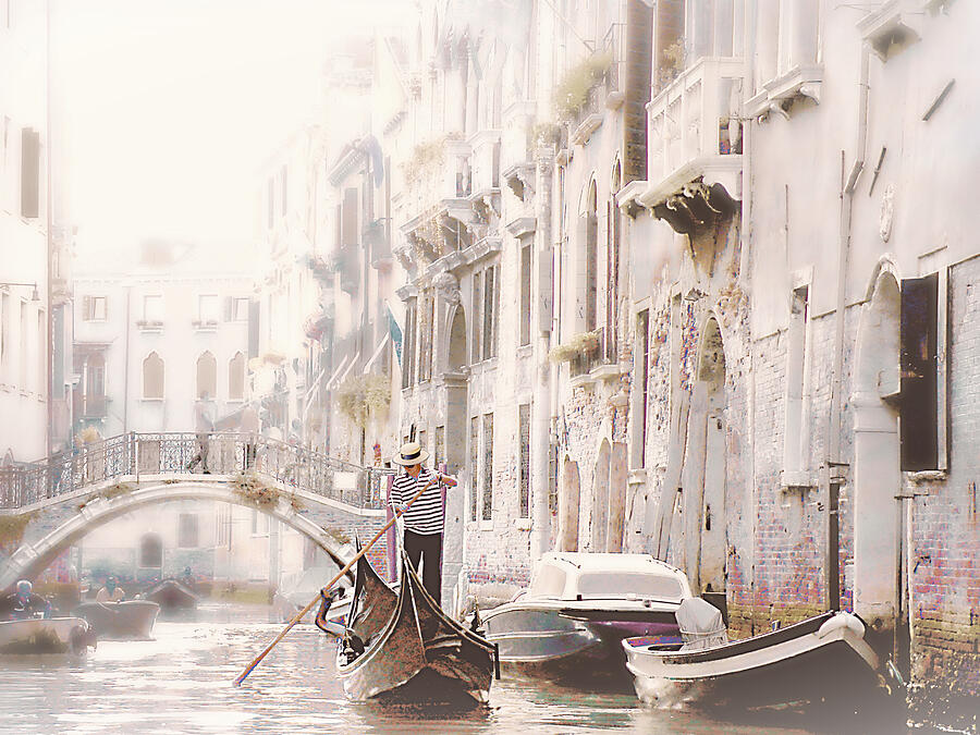 Venetian Canal Photograph by Micki Findlay