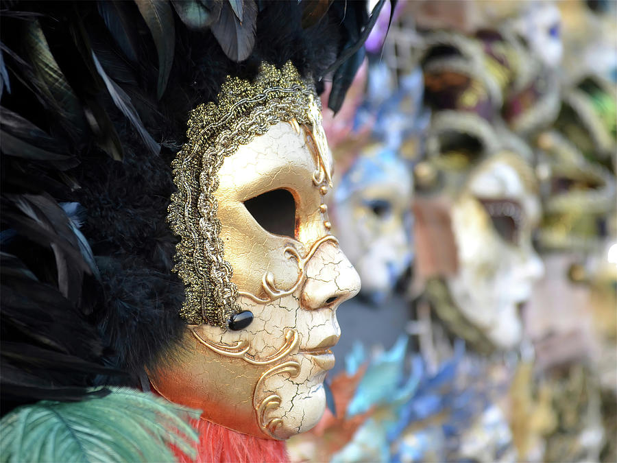 Venetian Carnivale Mask Photograph by Joe Houde