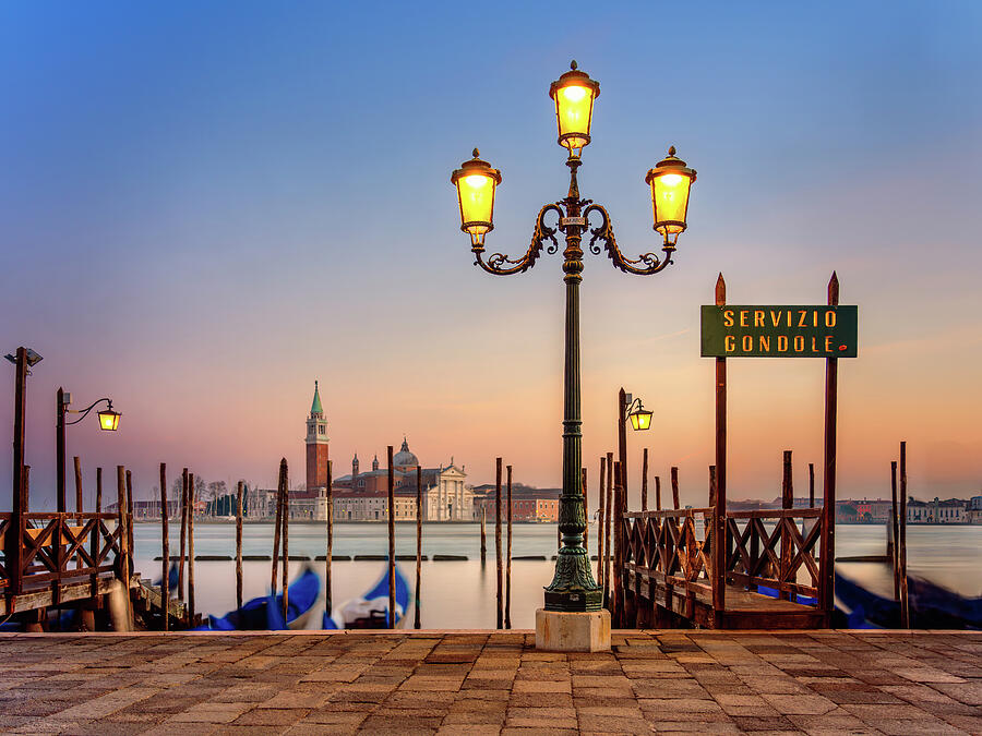 Venetian Elegance at Dawn Photograph by John Wright Venetian Elegance at Dawn Photograph by John Wright