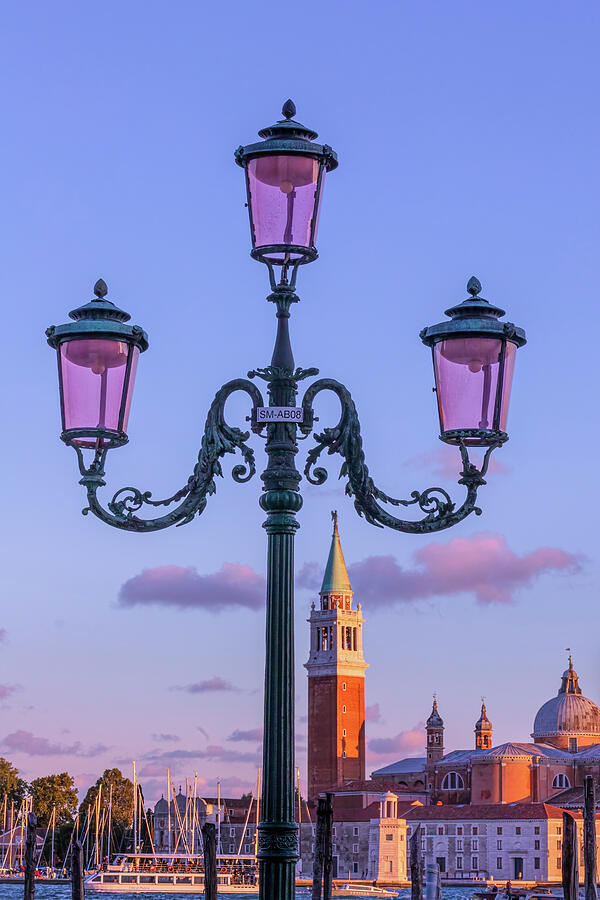 Venetian Lamp Post Photograph by Elvira Peretsman
