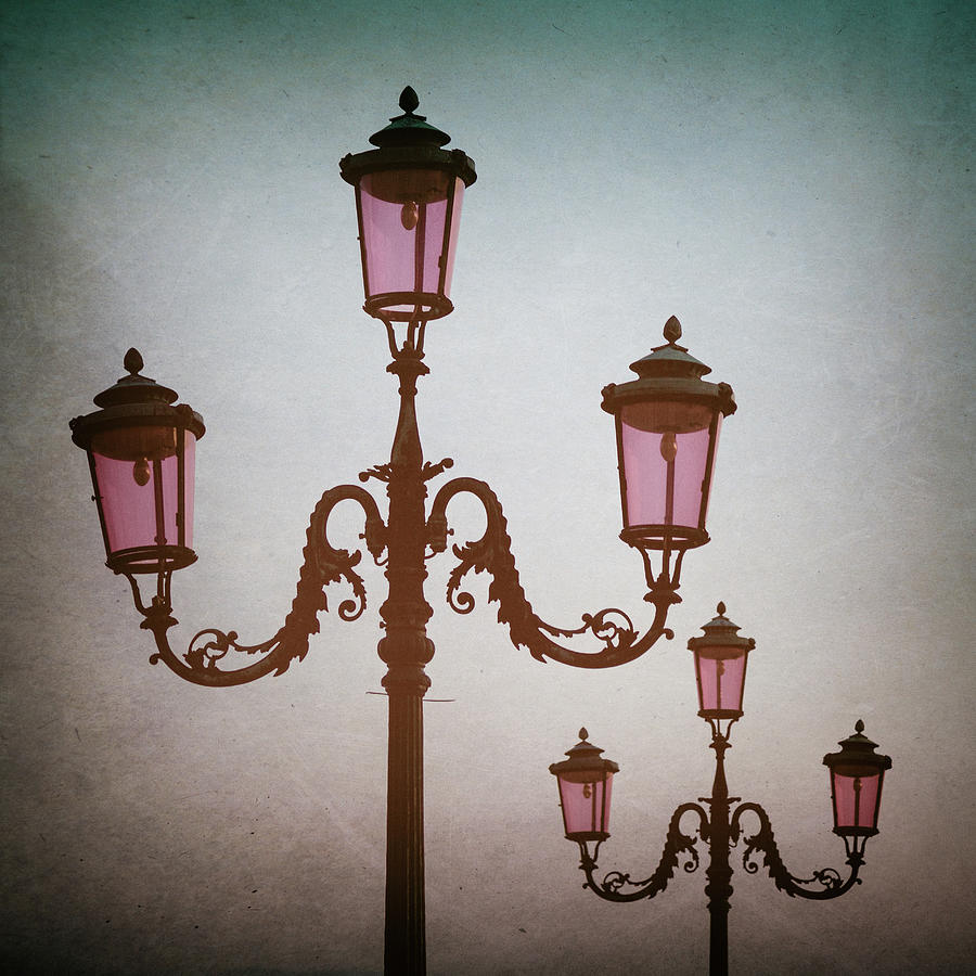 Lamp Photograph - Venetian Lamps by Dave Bowman