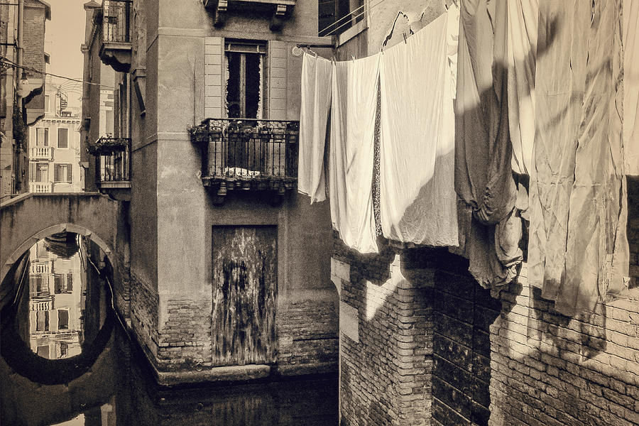 Venetian Laundry Photograph by Eyes Of CC