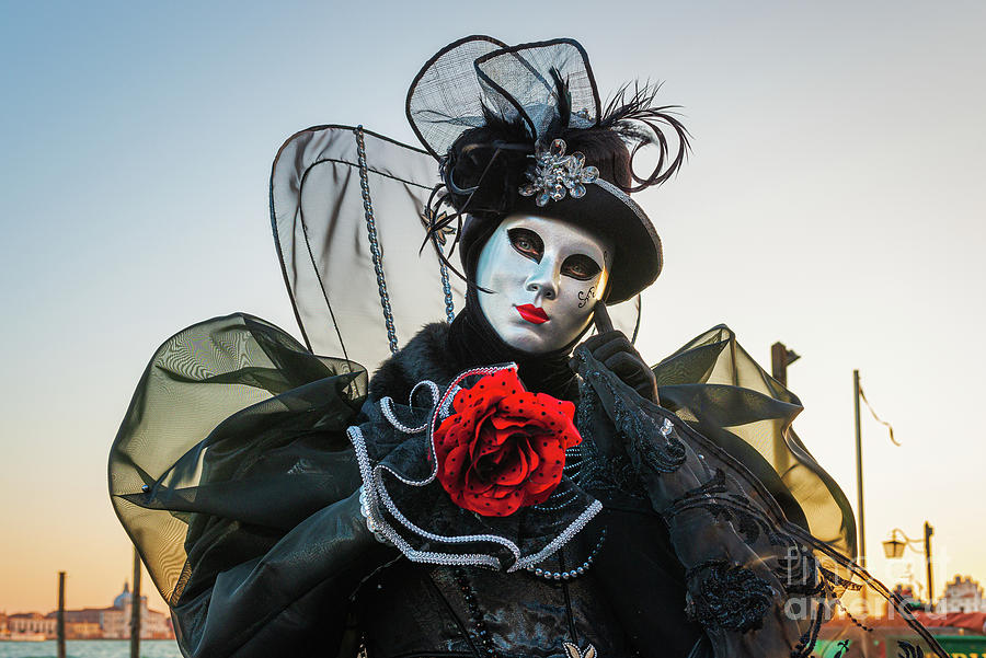 Venetian mask Photograph by Yuri Santin