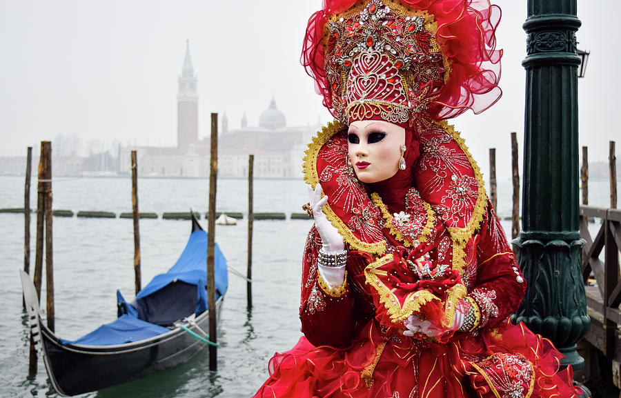 Venetian Model in Venice Photograph by Nate Hovee - Fine Art America