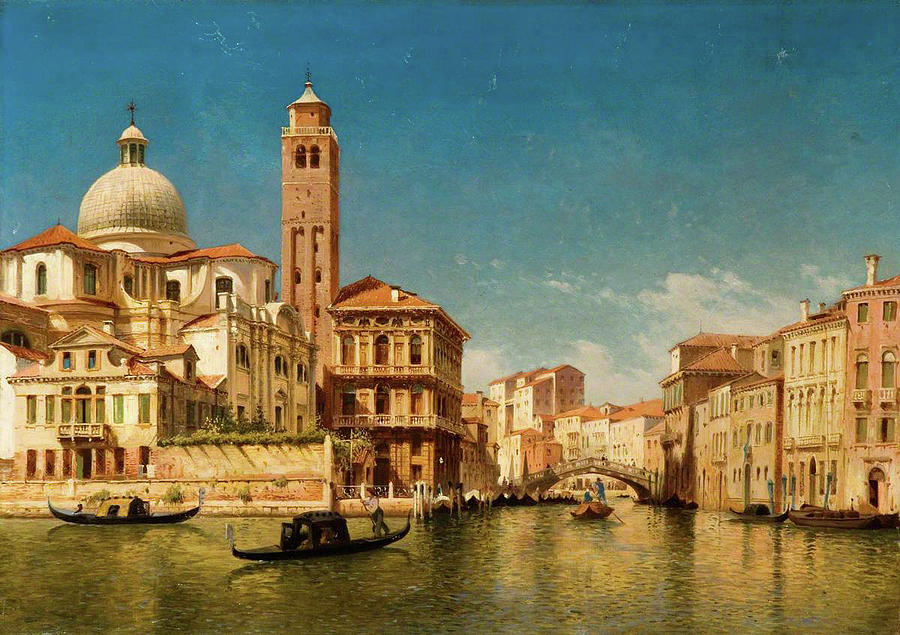 Venetian Scene. Painting by John OConnor