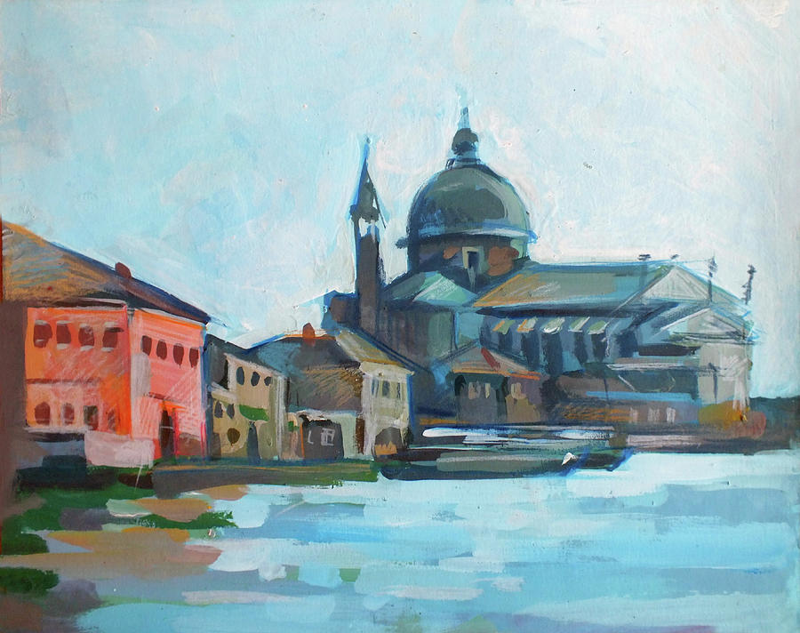 Venetian Shoreline Painting by Filip Mihail