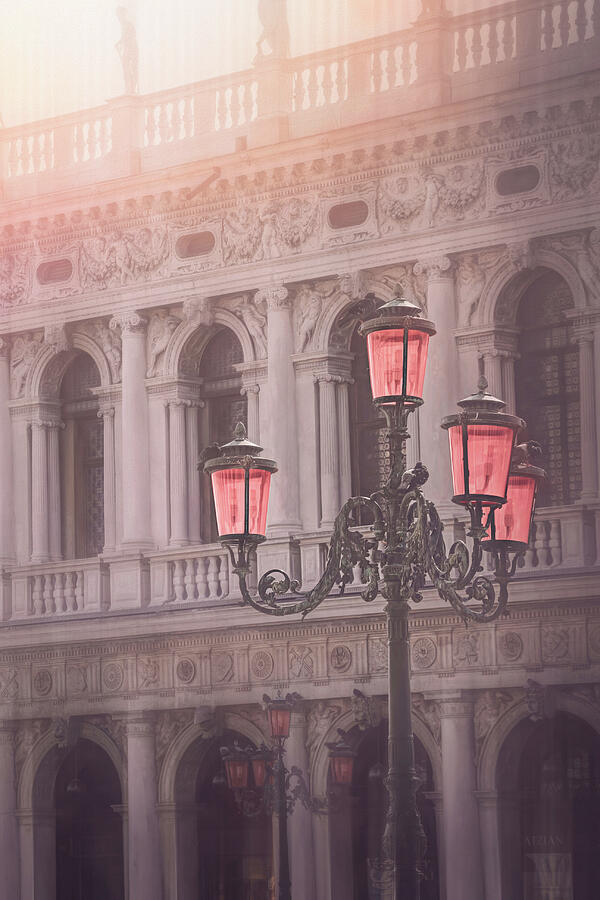 Venetian Street Lamp Piazza San Marco Photograph