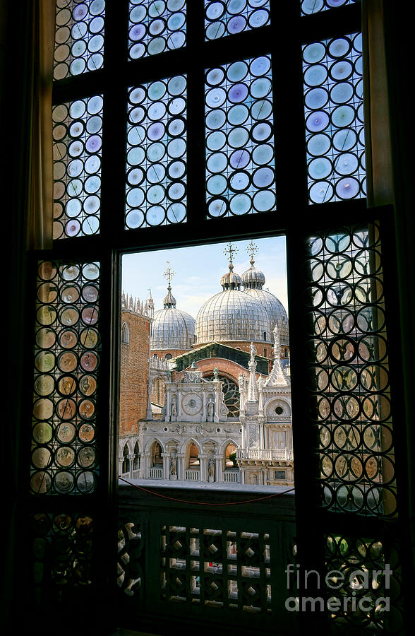 Venetian Window Photograph by Olivier Le Queinec