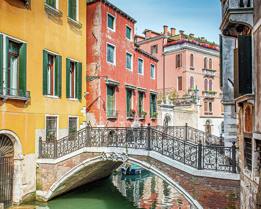 Bridge Photograph - Venezia by Marla Brown
