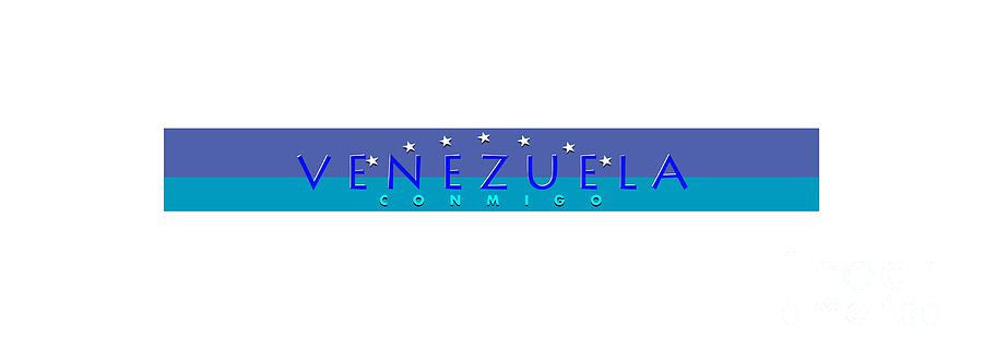 Venezuela Conmigo Blue Photograph by Juan Silva