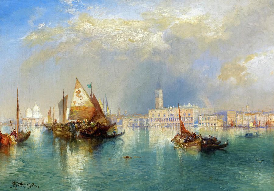 Venice, 1903 Painting by Thomas Moran - Fine Art America