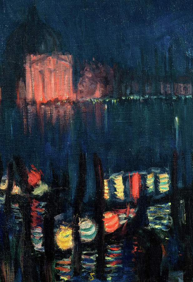 Boris Kustodiev Painting - Venice, 1913 by Boris Kustodiev
