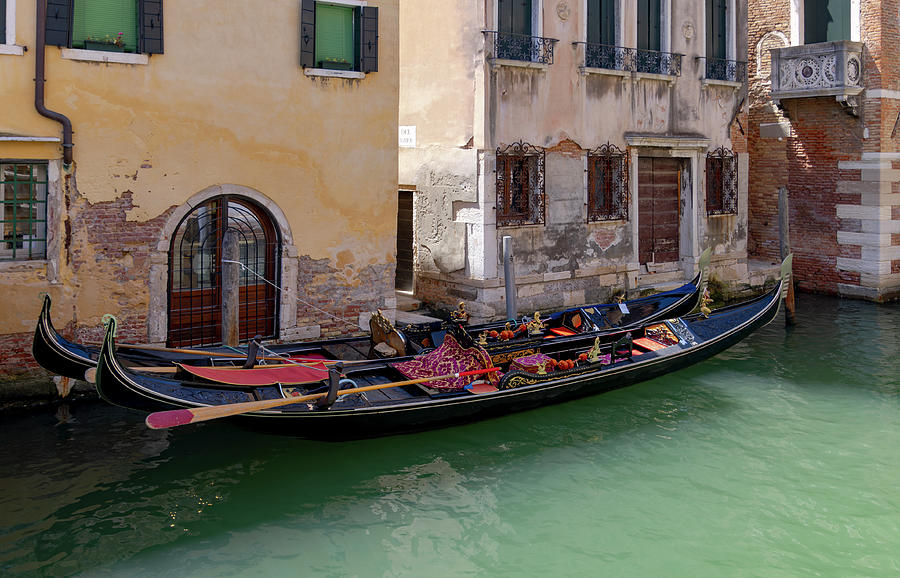 Boat Photograph - Venice Afternoon Siesta by Norma Brandsberg