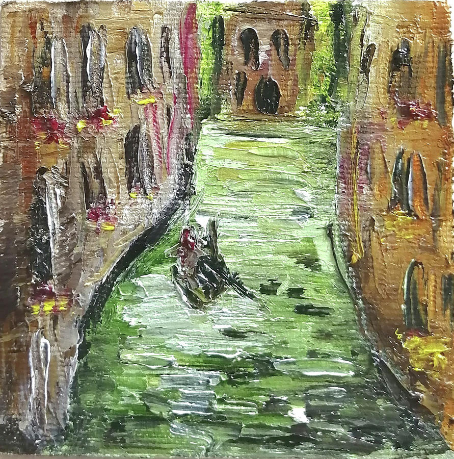 Abstract Painting - Venice  by Alina Yanchenko