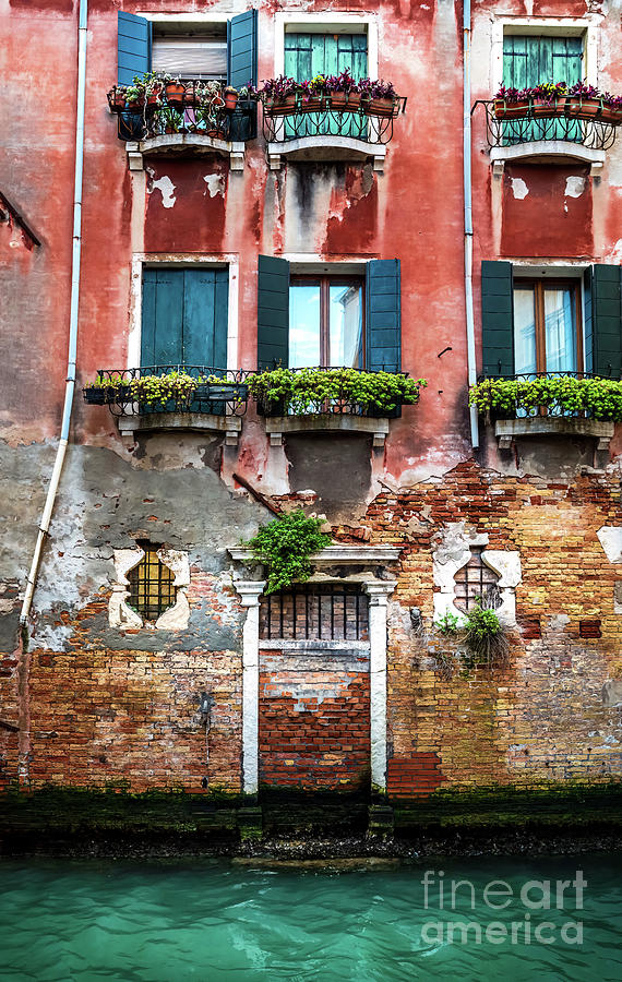 Flowers Still Life Photograph - Venice Apartment Building by M G Whittingham
