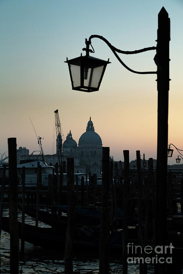Venice at sunset Photograph by Andy Myatt