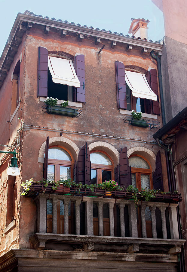 Venice Balcony Photograph by Ivete Basso Photography