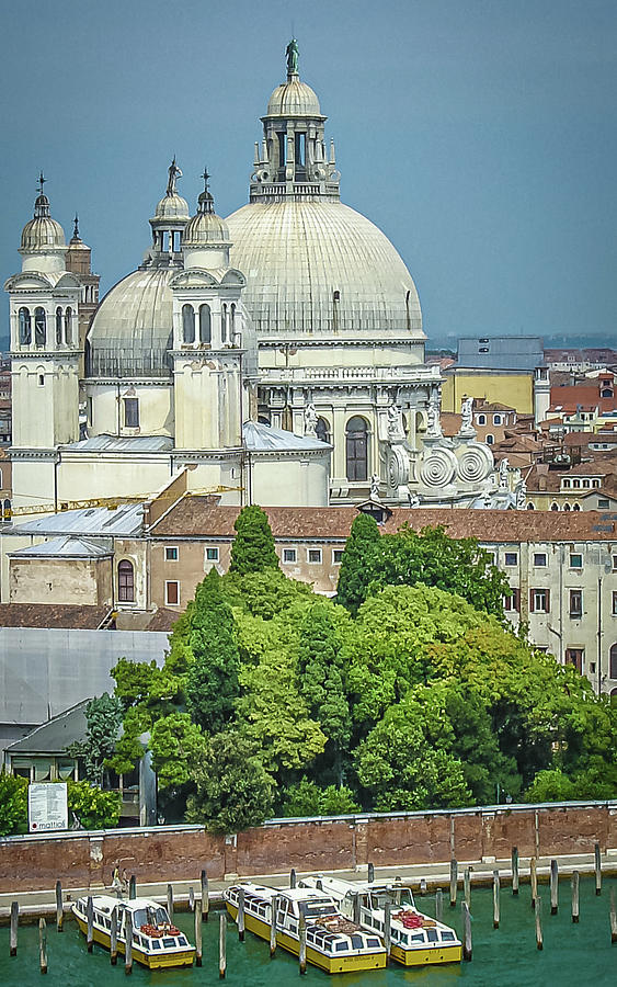 Venice Basilica Salute Photograph by Julie Palencia