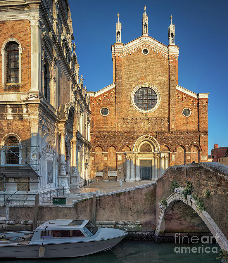 Venice Basilica Santi Giovanni e Paolo  Photograph by The P