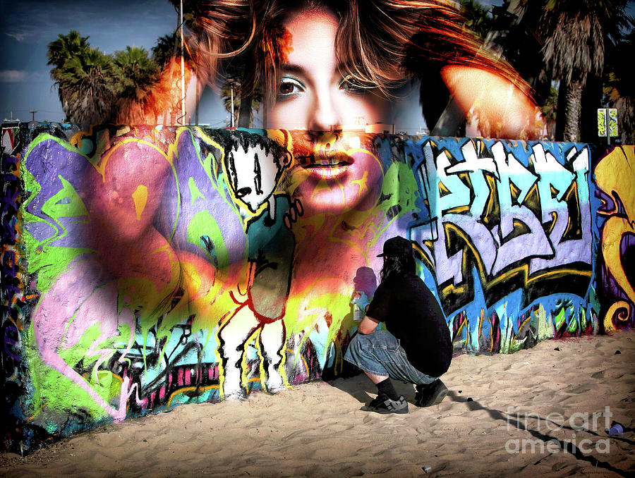 Venice Beach Graffiti Dreaming Photograph by John Rizzuto
