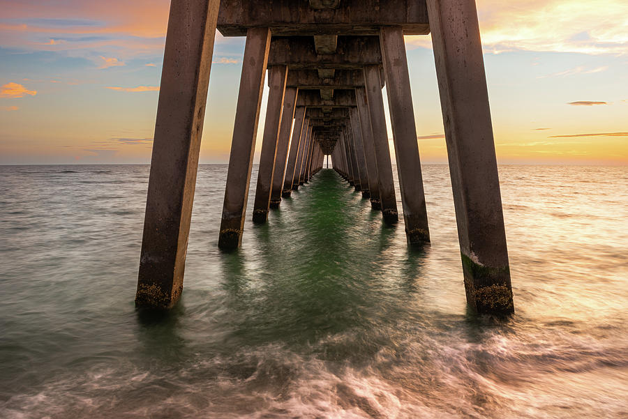 Venice Beach Pier Gulf Coast Florida Photograph by Photos by Thom