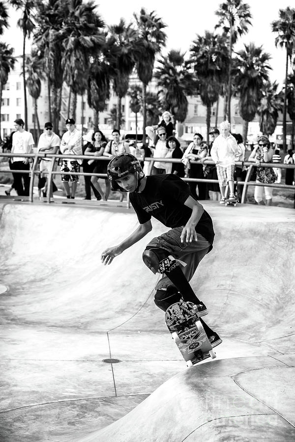 Venice Beach Skateboard in California Photograph by John Rizzuto