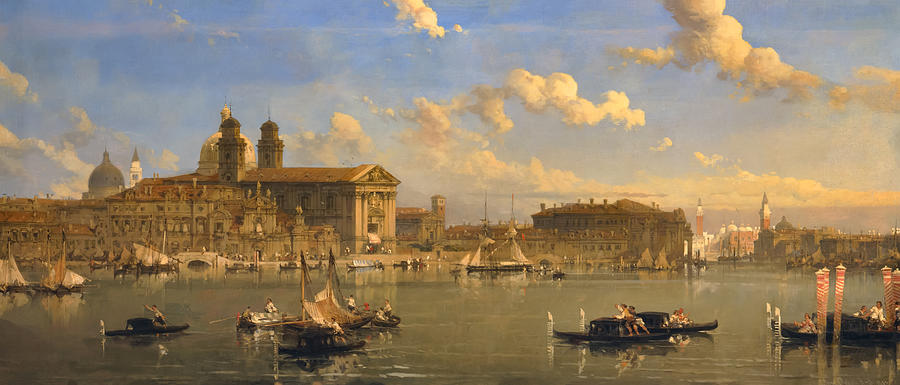 Venice By David Roberts Painting