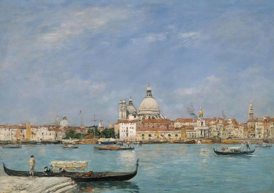Venice By Eugene Louis Boudin Painting