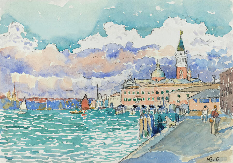 Venice By Henri-edmond Cross Painting
