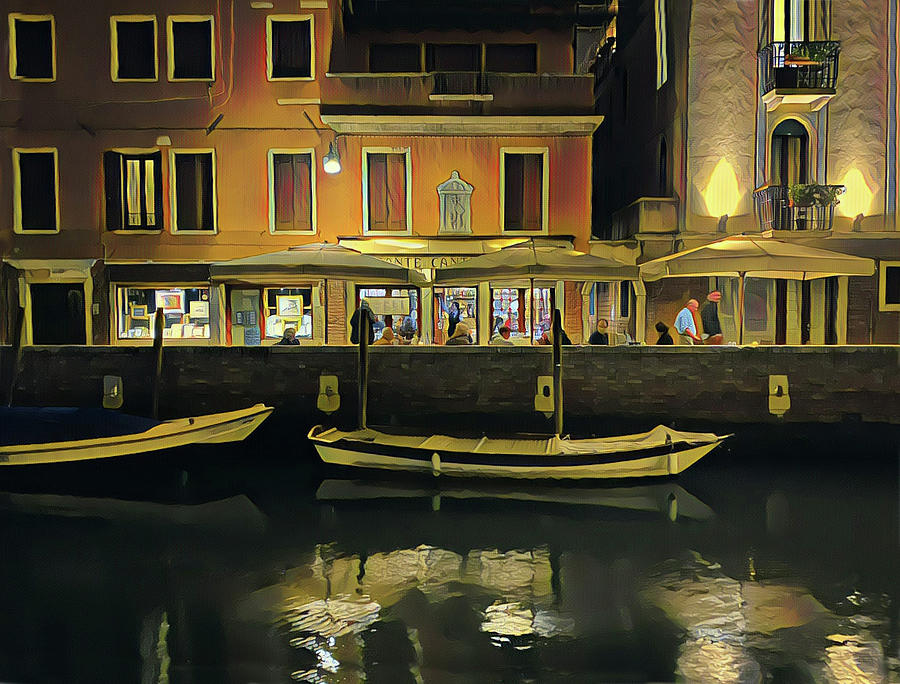 Venice Canal Cafe 4 Photograph