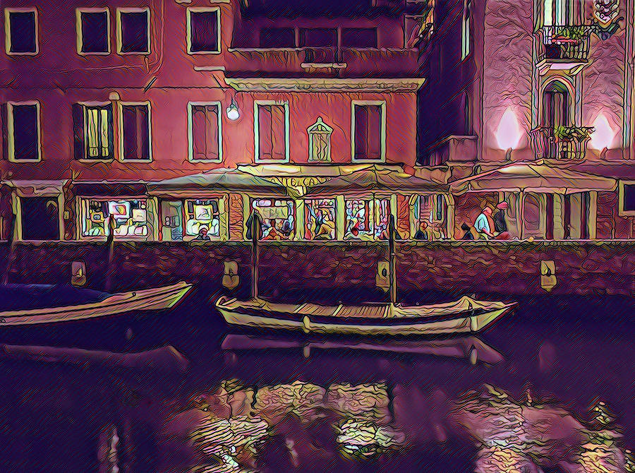 Venice Canal Cafe 5 Photograph