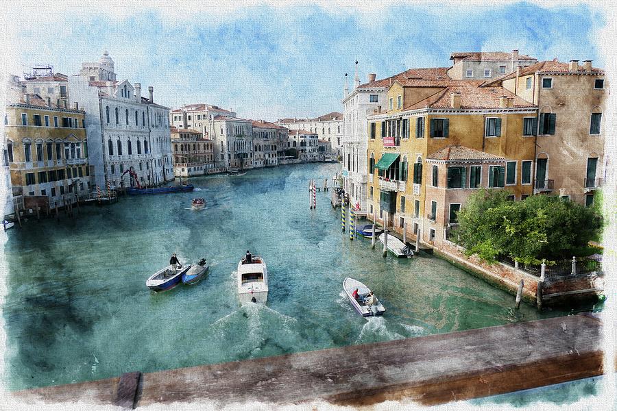 Venice Canal Scene 3 Photograph