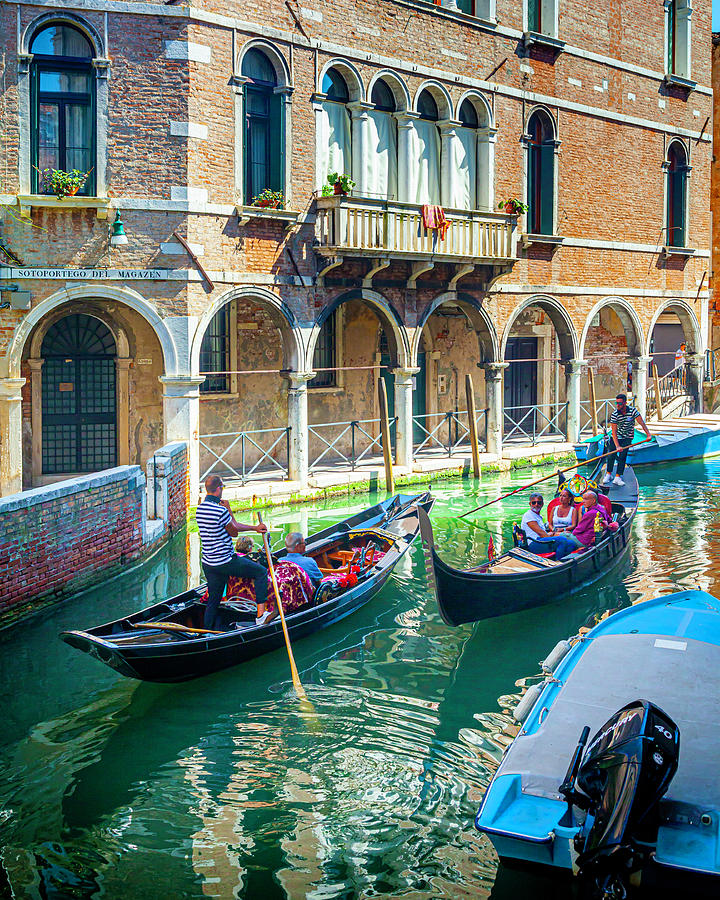 Venice Canal Study Photograph by Chris Dutton