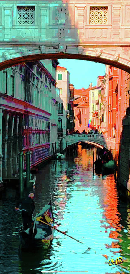 Venice Canal View Painting by CHAZ Daugherty