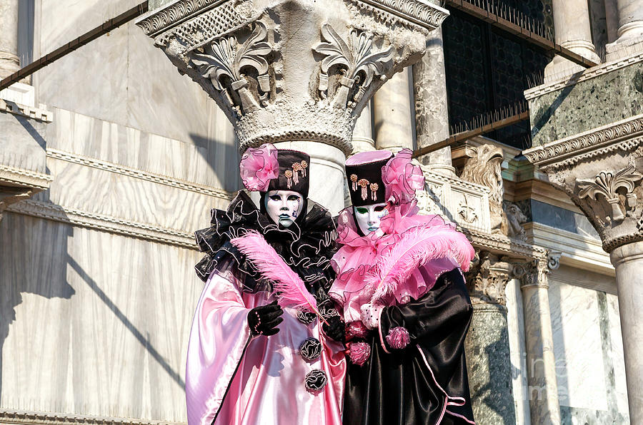 Venice Carnival at San Marco Photograph by John Rizzuto