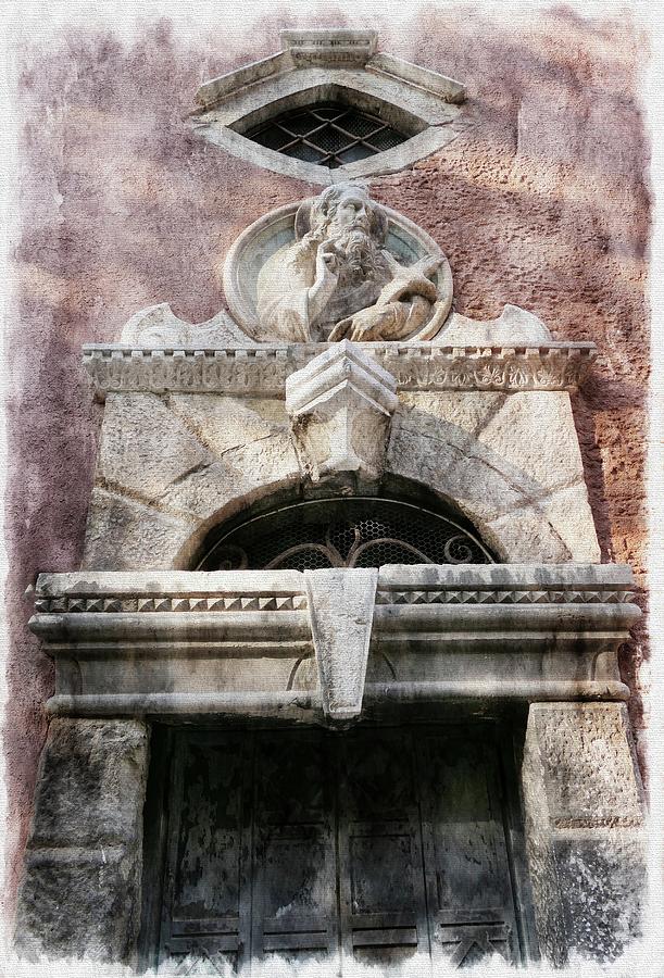 Venice Church Doorway Photograph