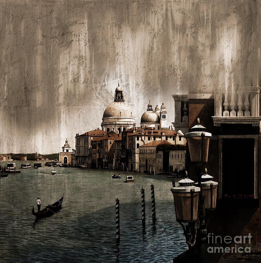 Venice city art 4511 Painting by Gull G