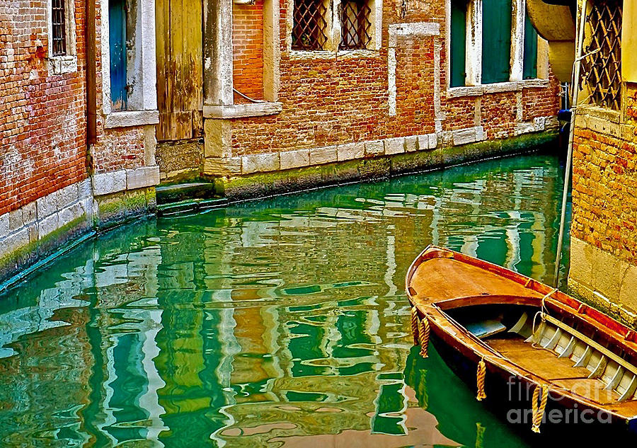 Venice Color and Texture Photograph by Michael Cinnamond
