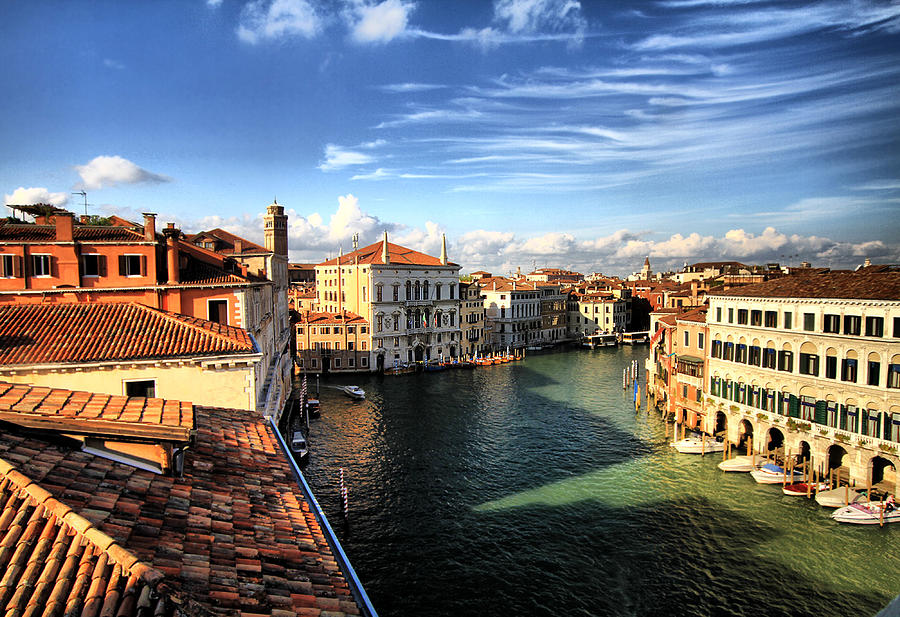 Venice Grand Canal View Photograph by L. Toshio Kishiyama