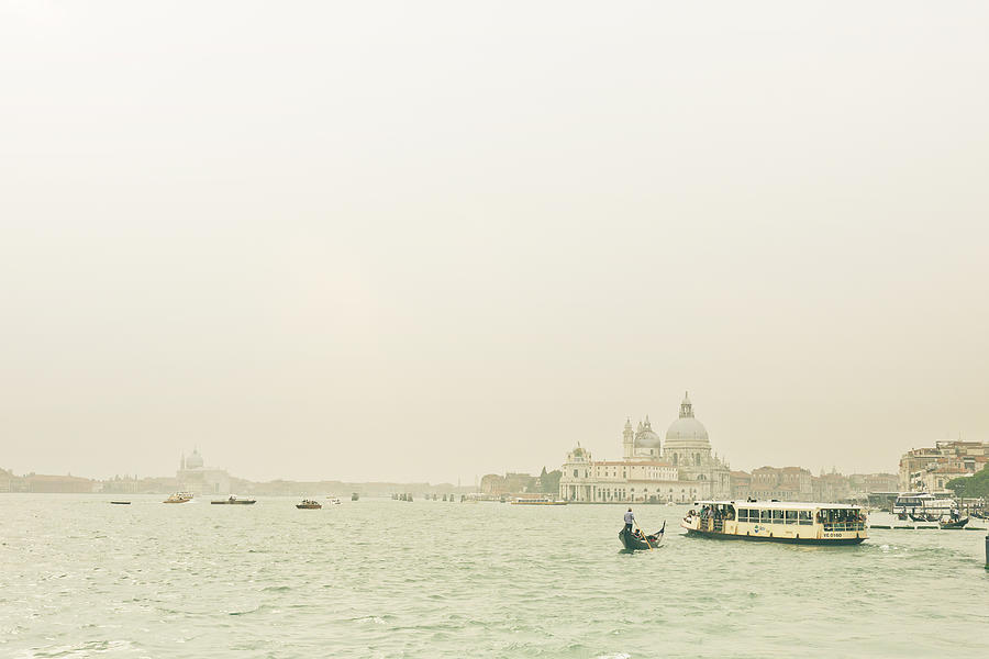 Venice in the Fog Photograph by Bernd Schunack