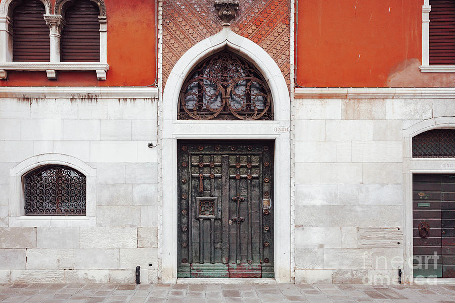 Architecture Photograph - Venice Italy Doors II by Erin Johnson