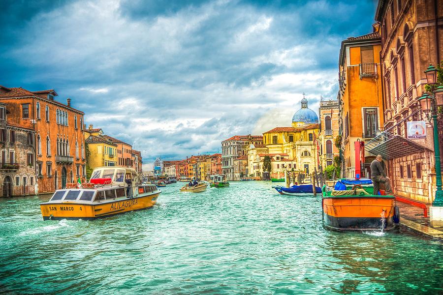 Venice Italy  Digital Art by James Inlow